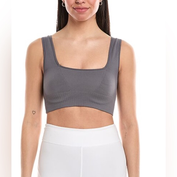 FP Movement by Free People Other - FP MOVEMENT Good Karma Square Neck Bra XS/S Gunmetal NWT